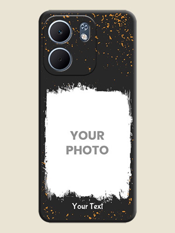 Custom Spray Free Design on Photo On Space Black Custom Soft Matte Mobile Back Cover - Oppo A5X 4G - alternate view