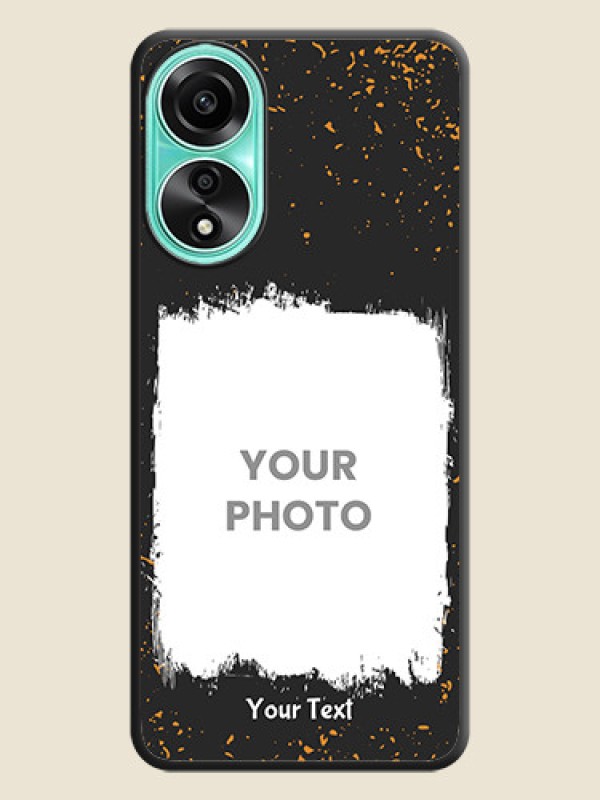 Custom Spray Free Design - Photo on Space Black Soft Matte Phone Cover - Oppo A78 4G - alternate view