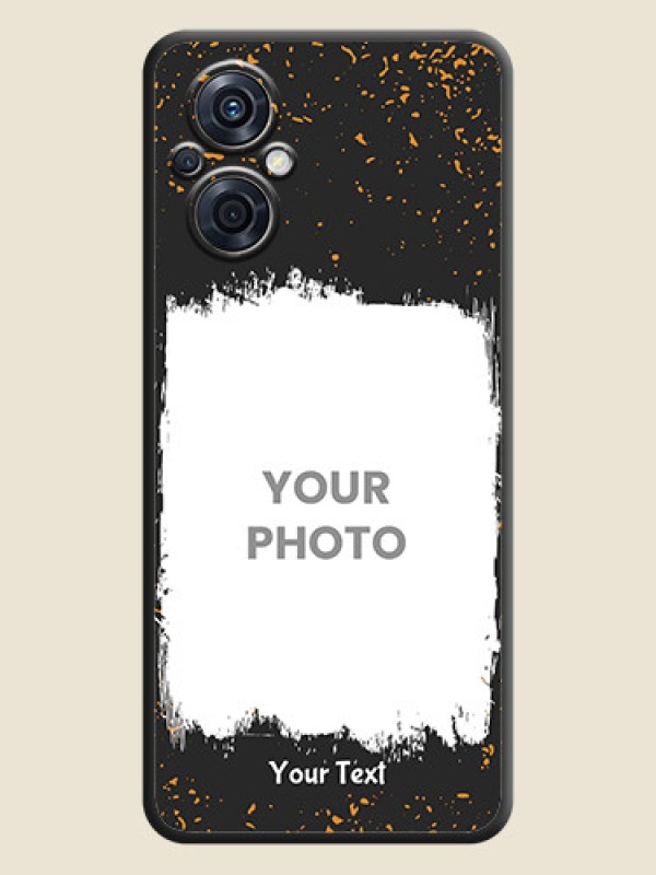 Custom Spray Free Design on Photo on Space Black Soft Matte Phone Cover - Oppo F21s Pro 5G - alternate view