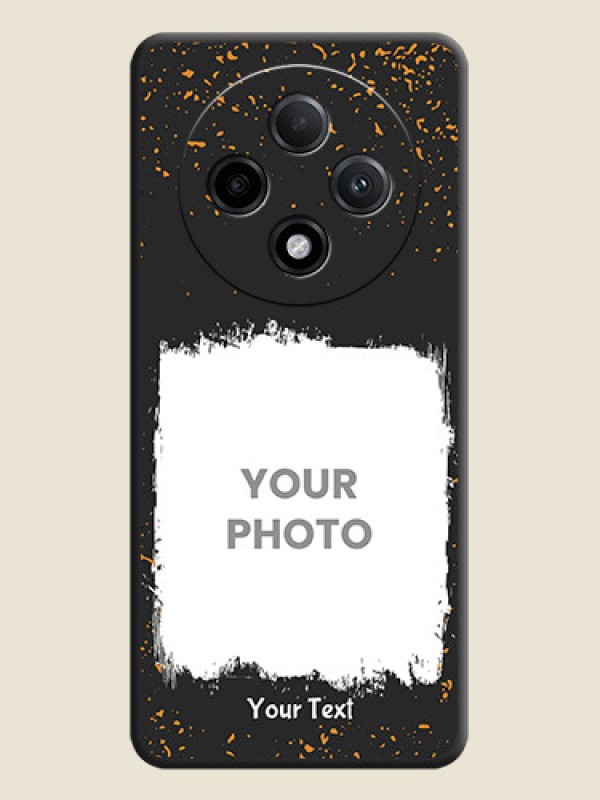 Custom Spray Free Design on Photo On Space Black Custom Soft Matte Mobile Back Cover - Oppo F27 Pro Plus 5G - alternate view
