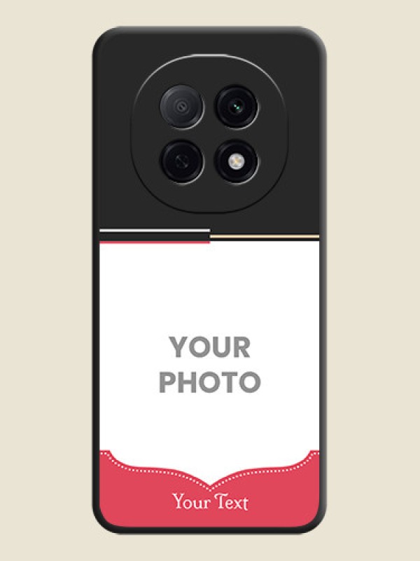 Custom Classic Plain Design with Name On Space Black Custom Soft Matte Mobile Back Cover - Oppo F29 Pro 5G - alternate view