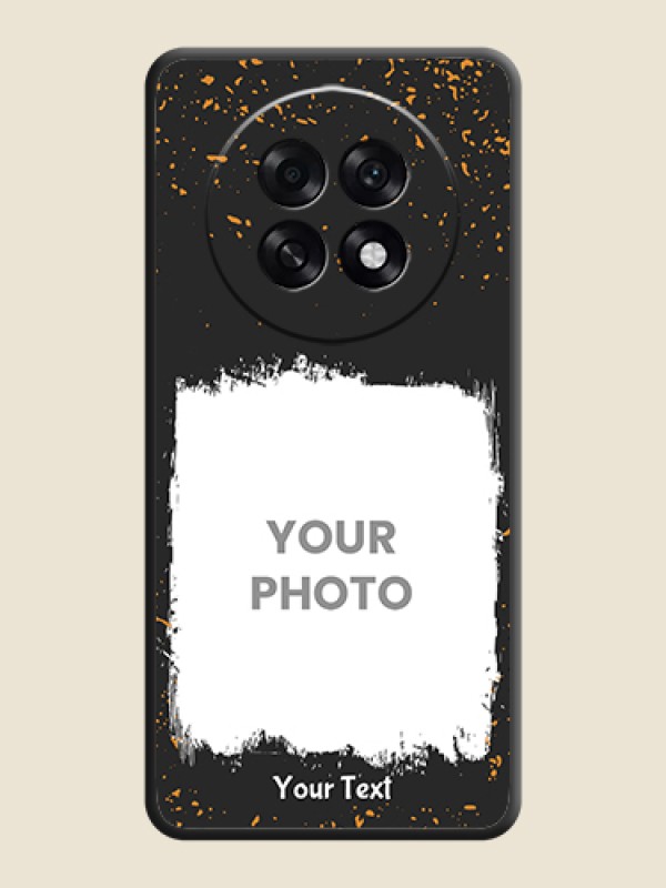 Custom Spray Free Design on Photo On Space Black Custom Soft Matte Mobile Back Cover - Oppo F31 Pro Plus 5G - alternate view