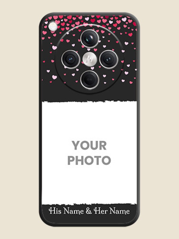 Custom Fall in Love with Your Partner on Photo On Space Black Custom Soft Matte Mobile Back Cover - Oppo Find X8 5G - alternate view