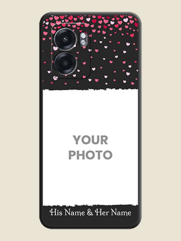 Custom Fall in Love with Your Partner  on Photo on Space Black Soft Matte Phone Cover - Oppo K10 5G - alternate view