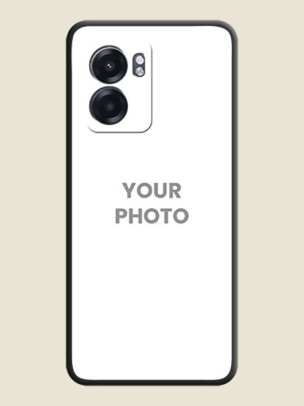 Custom Full Single Pic Upload On Space Black Personalized Soft Matte Phone Covers -Oppo K10 5G - alternate view