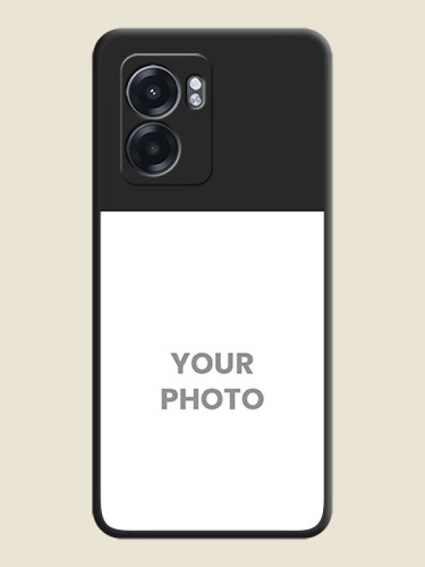 Custom Image Upload With Space Black Color On Custom Soft Matte Mobile Back Cover - Oppo K10 5G - alternate view