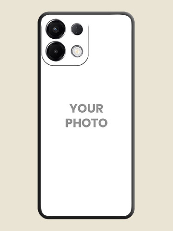 Custom Full Single Pic Upload On Space Black Custom Soft Matte Mobile Back Cover - Oppo K13 5G - alternate view