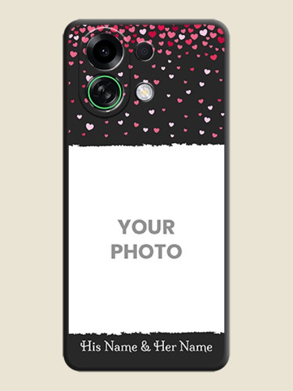 Custom Fall in Love with Your Partner on Photo On Space Black Custom Soft Matte Mobile Back Cover - Oppo K13 Turbo 5G - alternate view