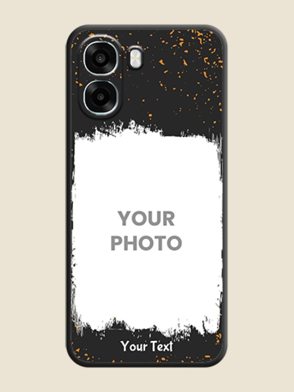 Custom Spray Free Design on Photo On Space Black Custom Soft Matte Mobile Back Cover - Oppo K14x 5G - alternate view