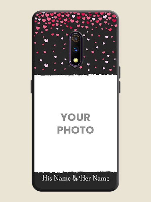 Custom Fall in Love with Your Partner  on Photo on Space Black Soft Matte Phone Cover - Oppo K3 - alternate view