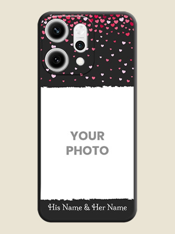 Custom Fall in Love with Your Partner on Photo On Space Black Custom Soft Matte Mobile Back Cover - Oppo Reno 14 Pro 5G - alternate view