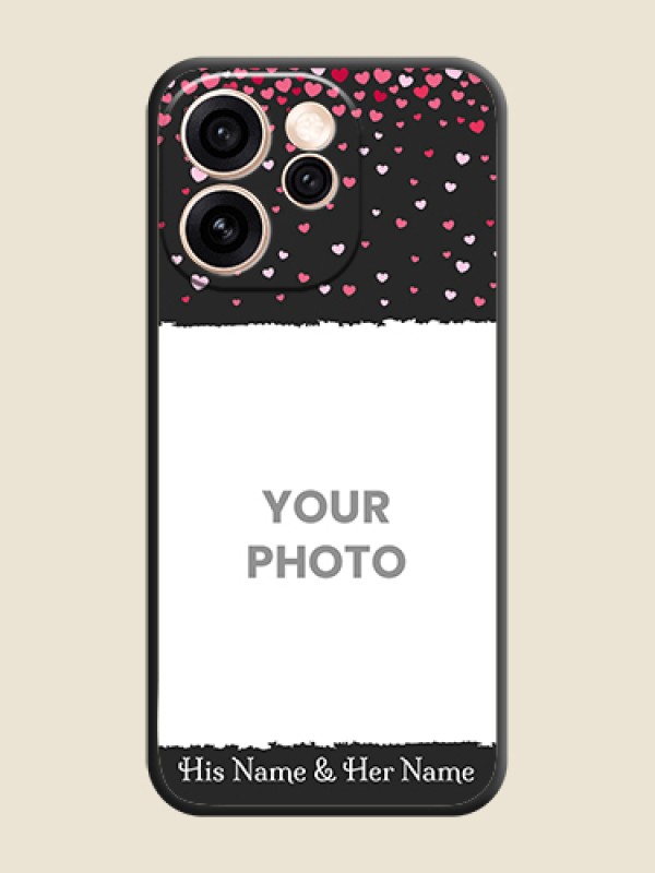 Custom Fall in Love with Your Partner on Photo On Space Black Custom Soft Matte Mobile Back Cover - Oppo Reno 15 Pro 5G - alternate view