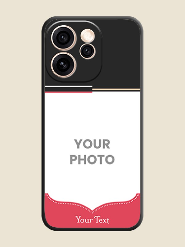 Custom Classic Plain Design with Name On Space Black Custom Soft Matte Mobile Back Cover - Oppo Reno 15 Pro 5G - alternate view