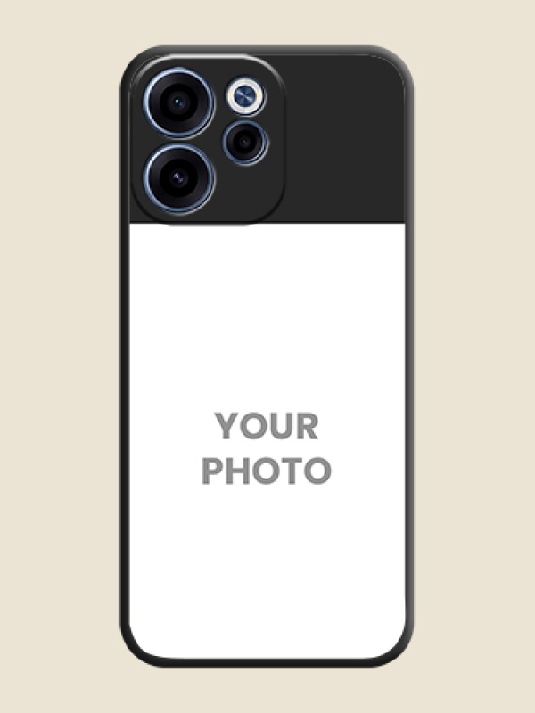 Custom Image Upload With Space Black Color On Custom Soft Matte Mobile Back Cover - Oppo Reno 15C 5G - alternate view