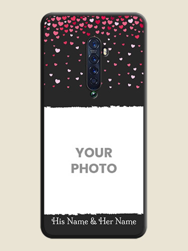 Custom Fall in Love with Your Partner on Photo on Space Black Soft Matte Phone Cover - Oppo Reno 2 - alternate view