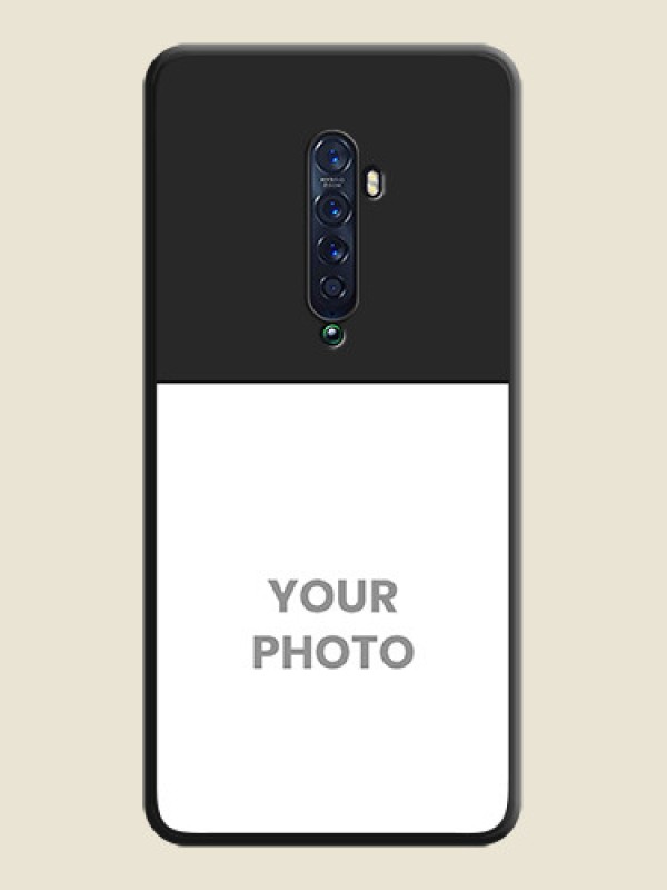 Custom Image Upload With Space Black Color On Custom Soft Matte Mobile Back Cover - Oppo Reno 2 - alternate view