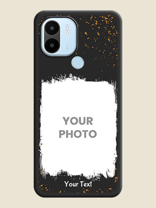 Custom Spray Free Design on Photo on Space Black Soft Matte Phone Cover - Poco C50 - alternate view
