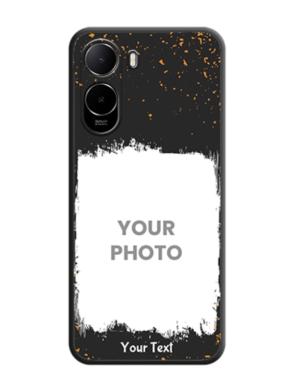 Custom Spray Free Design on Photo On Space Black Custom Soft Matte Mobile Back Cover - Poco C85X 5G - alternate view