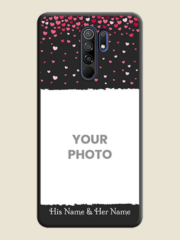 Custom Fall in Love with Your Partner  on Photo on Space Black Soft Matte Phone Cover - Poco M2 Reloaded - alternate view