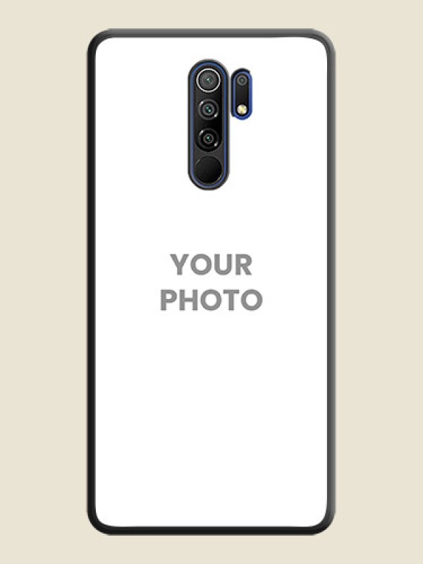 Custom Full Single Pic Upload On Space Black Personalized Soft Matte Phone Covers -Poco M2 Reloaded - alternate view