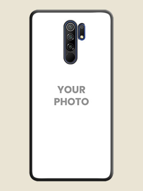 Custom Full Single Pic Upload On Space Black Personalized Soft Matte Phone Covers -Poco M2 - alternate view