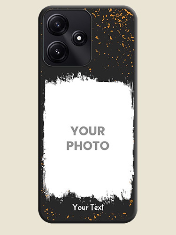 Custom Spray Free Design - Photo on Space Black Soft Matte Phone Cover - Poco M6 Pro 5G - alternate view