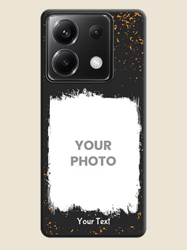 Custom Spray Free Design - Photo on Space Black Soft Matte Phone Cover - Poco X6 5G - alternate view