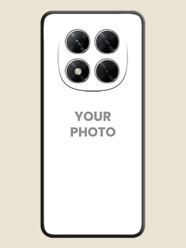 Custom Full Single Pic Upload On Space Black Custom Soft Matte Mobile Back Cover - Poco X7 5G - alternate view