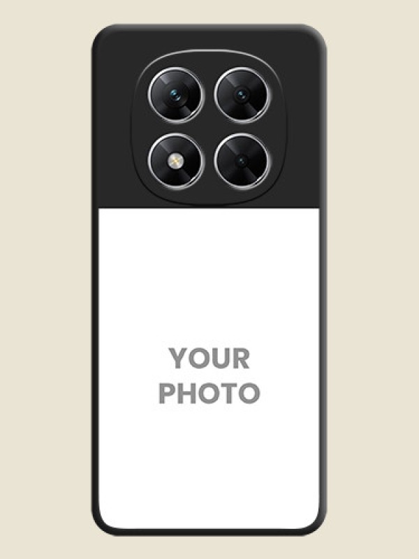 Custom Image Upload With Space Black Color On Custom Soft Matte Mobile Back Cover - Poco X7 5G - alternate view