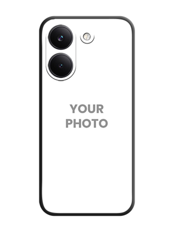 Custom Full Single Pic Upload On Space Black Custom Soft Matte Mobile Back Cover - Poco X8 Pro 5G - alternate view