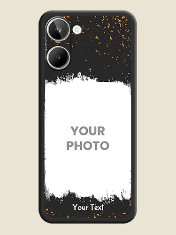 Custom Spray Free Design on Photo on Space Black Soft Matte Phone Cover - Realme 10 - alternate view