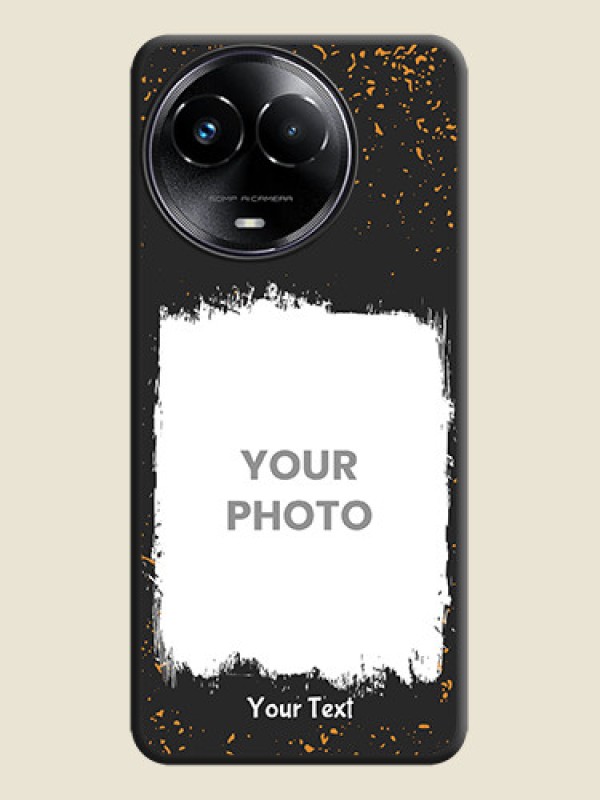 Custom Spray Free Design on Photo On Space Black Custom Soft Matte Mobile Back Cover - Realme 11 5G - alternate view