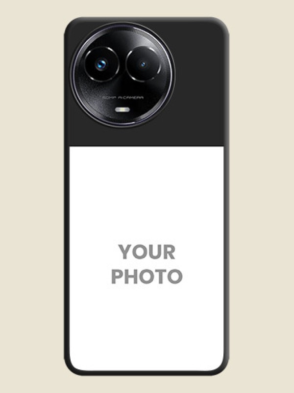 Custom Image Upload With Space Black Color On Custom Soft Matte Mobile Back Cover - Realme 11 5G - alternate view