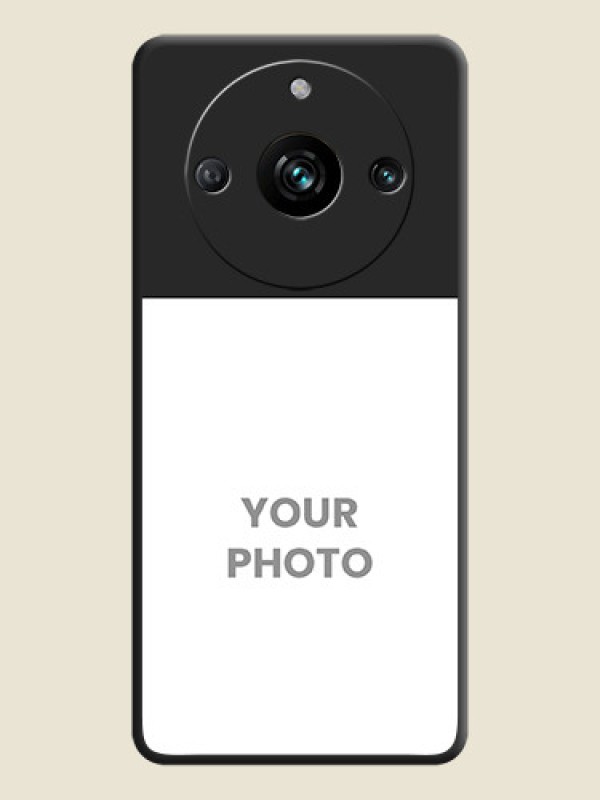 Custom Image Upload With Space Black Color On Custom Soft Matte Mobile Back Cover - Realme 11 Pro Plus 5G - alternate view