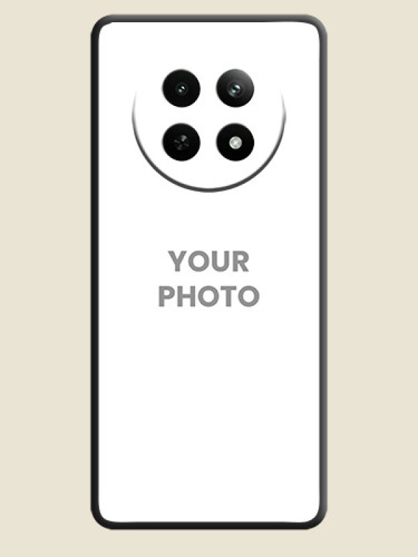 Custom Full Single Pic Upload On Space Black Personalized Soft Matte Phone Covers - Realme 12 5G - alternate view