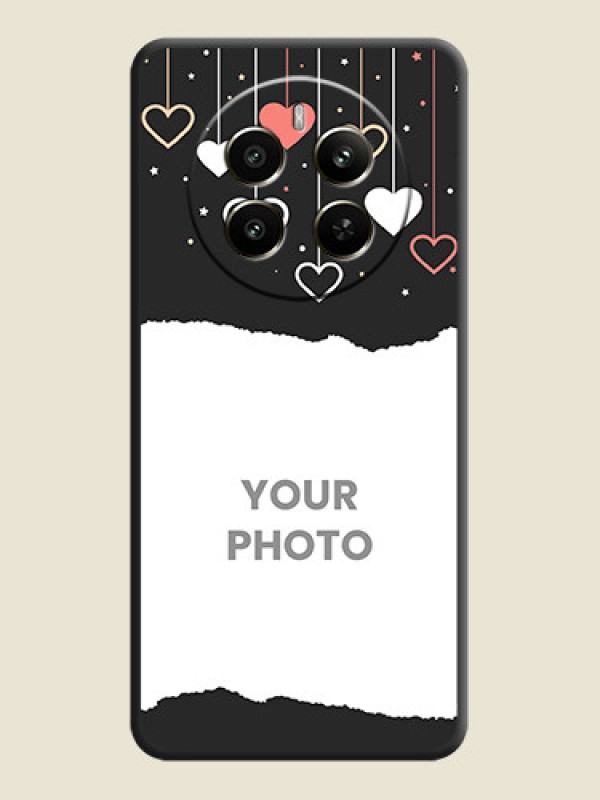 Custom Love Hangings with Splash Wave Picture on Space Black Custom Soft Matte Phone Back Cover - Realme 12 Plus 5G - alternate view