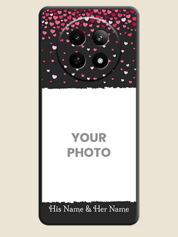 Custom Fall in Love with Your Partner on Photo On Space Black Custom Soft Matte Mobile Back Cover - Realme 13 5G - alternate view