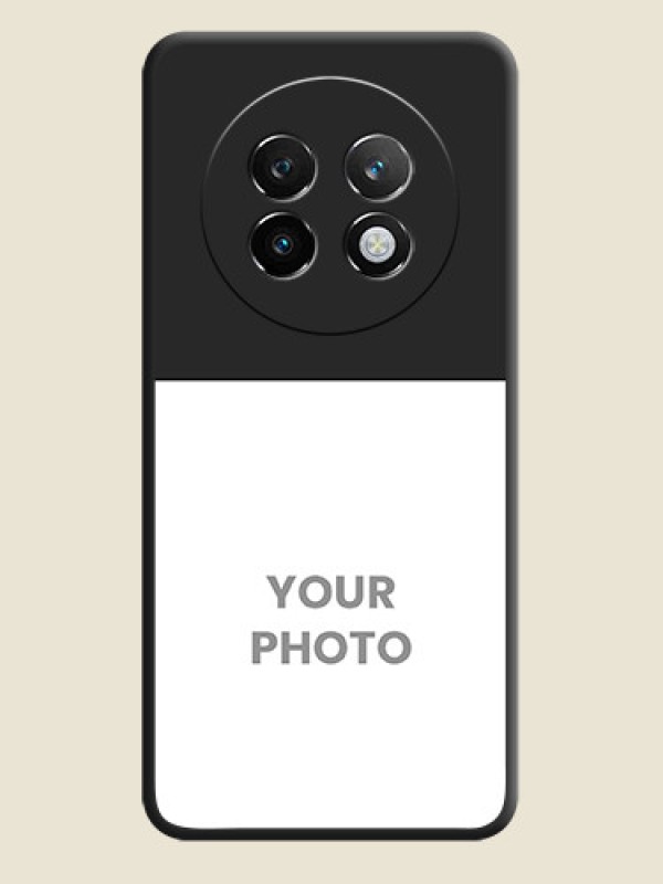 Custom Image Upload With Space Black Color On Custom Soft Matte Mobile Back Cover - Realme 13 Plus 5G - alternate view