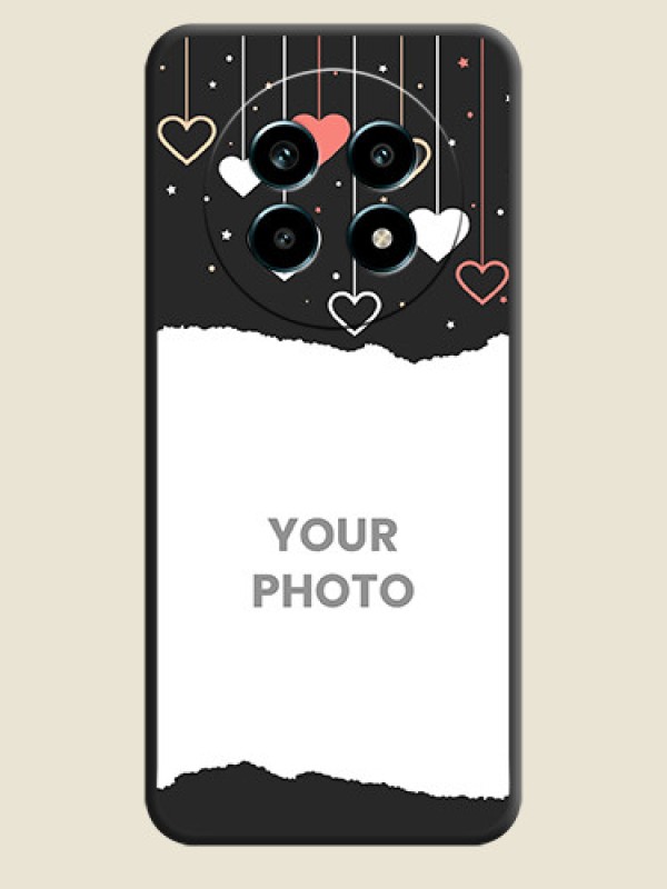 Custom Love Hangings with Splash Wave Picture On Space Black Custom Soft Matte Mobile Back Cover - Realme 13 Pro 5G - alternate view
