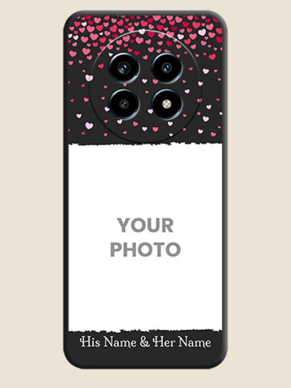 Custom Fall in Love with Your Partner on Photo On Space Black Custom Soft Matte Mobile Back Cover - Realme 13 Pro 5G - alternate view