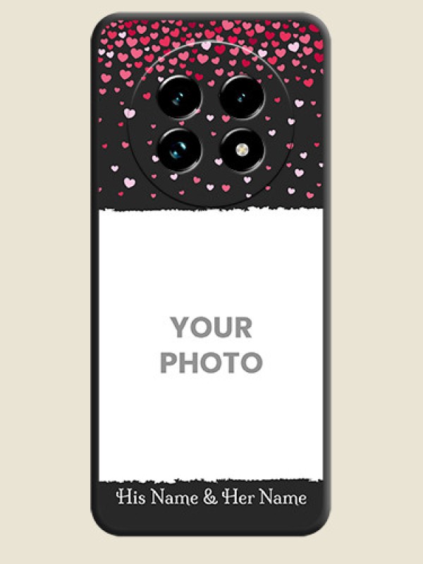 Custom Fall in Love with Your Partner on Photo On Space Black Custom Soft Matte Mobile Back Cover - Realme 13 Pro Plus 5G - alternate view