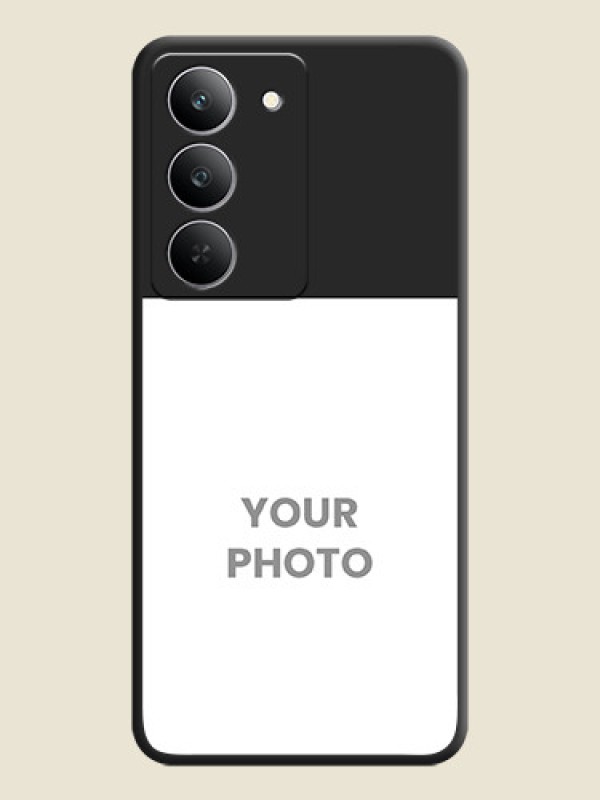 Custom Image Upload With Space Black Color On Custom Soft Matte Mobile Back Cover - Realme 14X 5G - alternate view