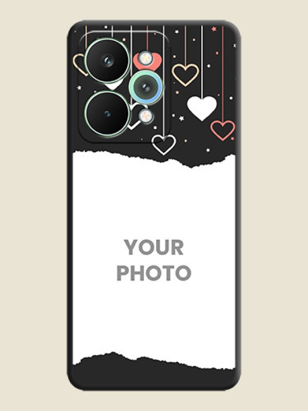 Custom Love Hangings with Splash Wave Picture On Space Black Custom Soft Matte Mobile Back Cover - Realme 15 5G - alternate view