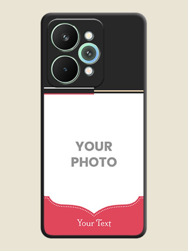 Custom Classic Plain Design with Name On Space Black Custom Soft Matte Mobile Back Cover - Realme 15 Pro 5G - alternate view
