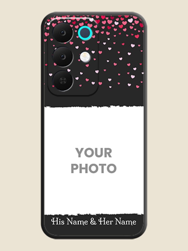 Custom Fall in Love with Your Partner on Photo On Space Black Custom Soft Matte Mobile Back Cover - Realme 15X 5G - alternate view