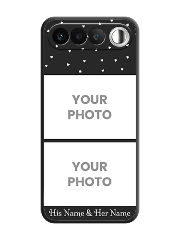 Custom Miniature Love Symbols with Name On Space Black Custom Soft Matte Mobile Back Cover - Realme 16 5G - alternate view
