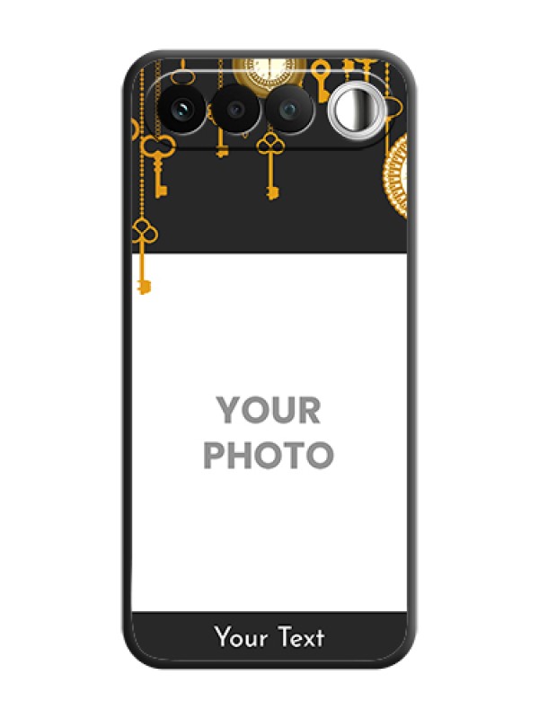 Custom Decorative Design with Text On Space Black Custom Soft Matte Mobile Back Cover - Realme 16 5G - alternate view