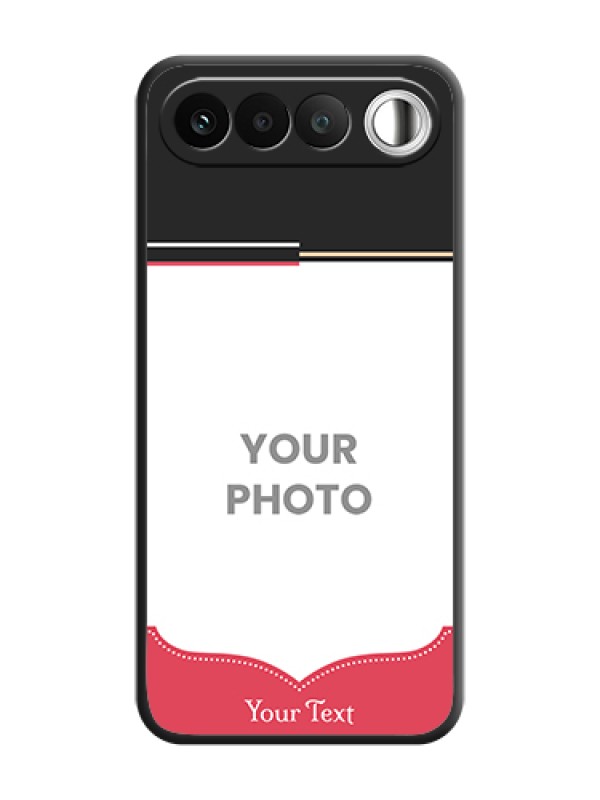 Custom Classic Plain Design with Name On Space Black Custom Soft Matte Mobile Back Cover - Realme 16 5G - alternate view