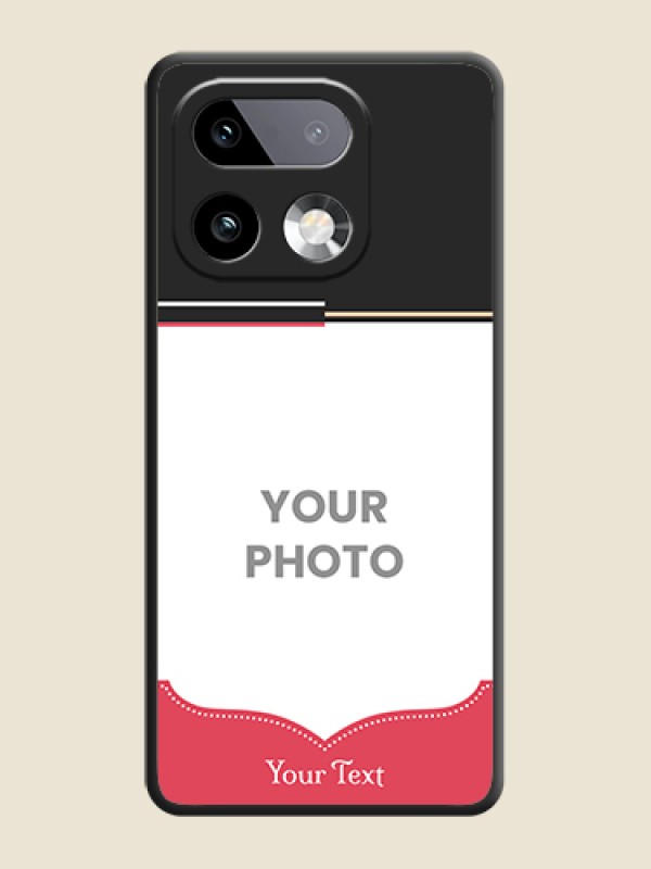 Custom Classic Plain Design with Name On Space Black Custom Soft Matte Mobile Back Cover - Realme 16 Pro Plus 5G - alternate view
