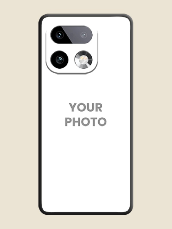 Custom Full Single Pic Upload On Space Black Custom Soft Matte Mobile Back Cover - Realme 16 Pro Plus 5G - alternate view